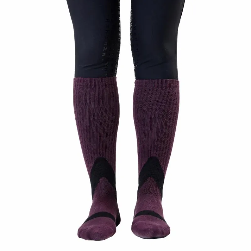 - Chaussettes d'équitation unisexe Pulse Performance celestial purple Chaussettes D'Équitation
