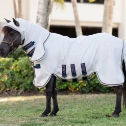 Online - Chemise anti-mouches Amigo Ripstop Petite Hoody argent/ lime/ marine/ rose Couvertures Poneys|Couvertures Et Chemises