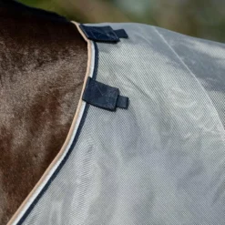 Couvertures Et Chemises*Horseware - Chemise anti-mouches Rambo Protector Fieldsafe Plus argent/ marine/ blanc/ beige Gris
