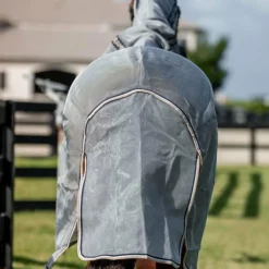 Couvertures Et Chemises*Horseware - Chemise anti-mouches Rambo Protector Fieldsafe Plus argent/ marine/ blanc/ beige Gris
