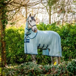 Couvertures Et Chemises*Horseware - Chemise anti-mouches Amigo Bug Buster azure blue/ marine/ éléctrique Bleu