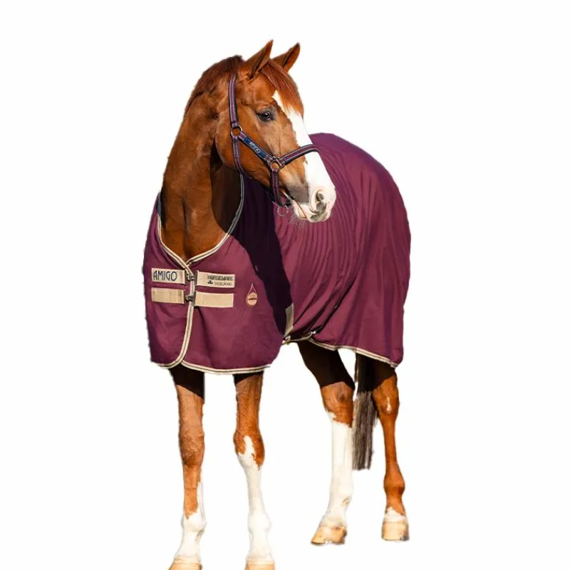 Outlet - Chemise de box Amigo figue/ marine/ beige 0g Couvertures Poneys|Couvertures Et Chemises