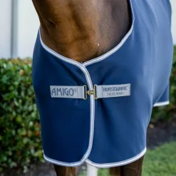 Couvertures Poneys|Couvertures Et Chemises*Horseware - Chemise séchante Amigo Jersey Pony / titanium grey/ argent Marine