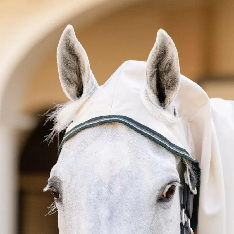 Online - Couverture anti-mouches Rambo Hoody XL chalk/ hunter green/ argent Couvertures Et Chemises
