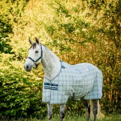 Couvertures Et Chemises*Horseware - Couverture anti-mouches Newmarket witney navy Bleu