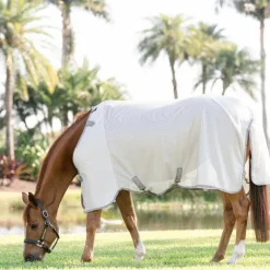 Best - Couverture anti-mouches Amigo Bug Rug silver/ titanium grey/ argent Couvertures Et Chemises