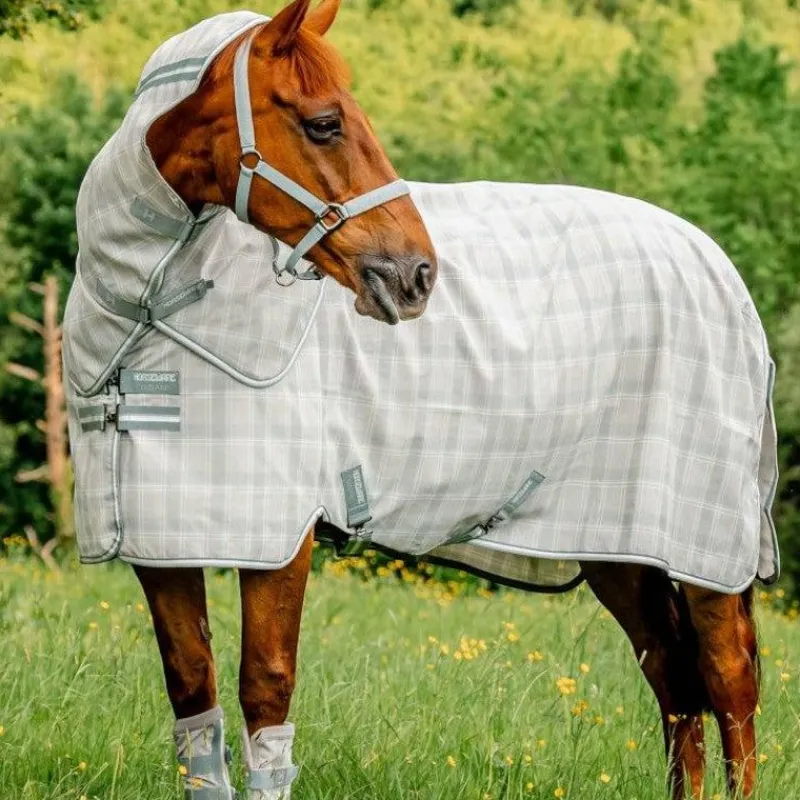 Outlet - Couverture anti-mouches Newmarket Plus witney charcoal Couvertures Et Chemises