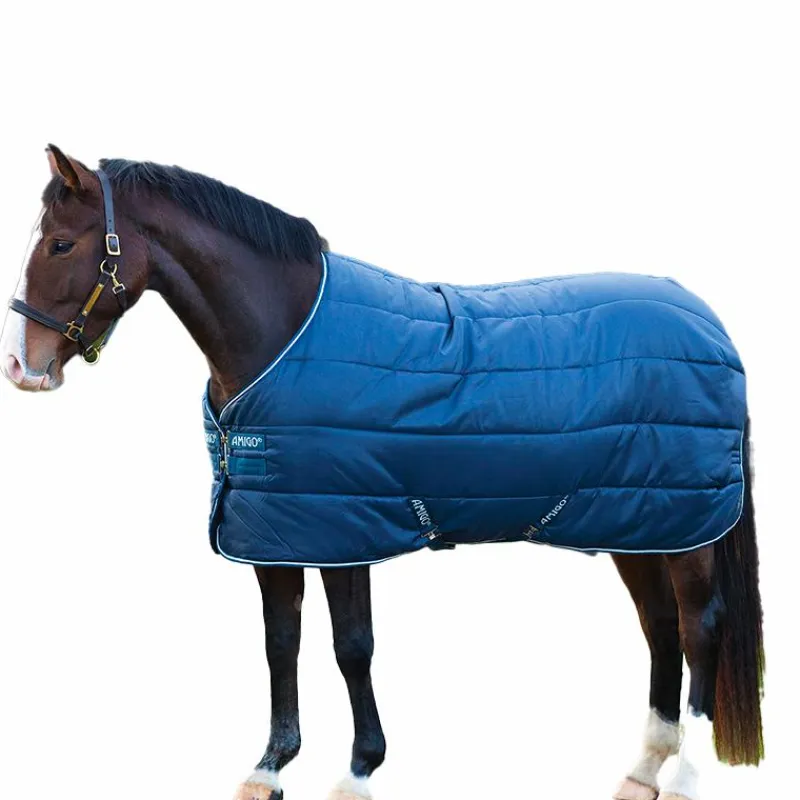 Couvertures Poneys|Couvertures Et Chemises*Horseware - Couverture de box Amigo Insulator / blanc 100g Marine