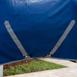 Couvertures Et Chemises*Horseware - Couverture de box Rambo Stable / thunderstorm grey/ argent Marine