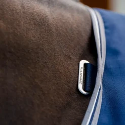 New - Couverture de box Rambo Stable / thunderstorm grey/ argent 200g Couvertures Et Chemises