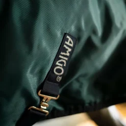 Couvertures Et Chemises*Horseware - Couure de box Amigo Ripstop Insulator dynasty green/ marine/ argent 100g Vert