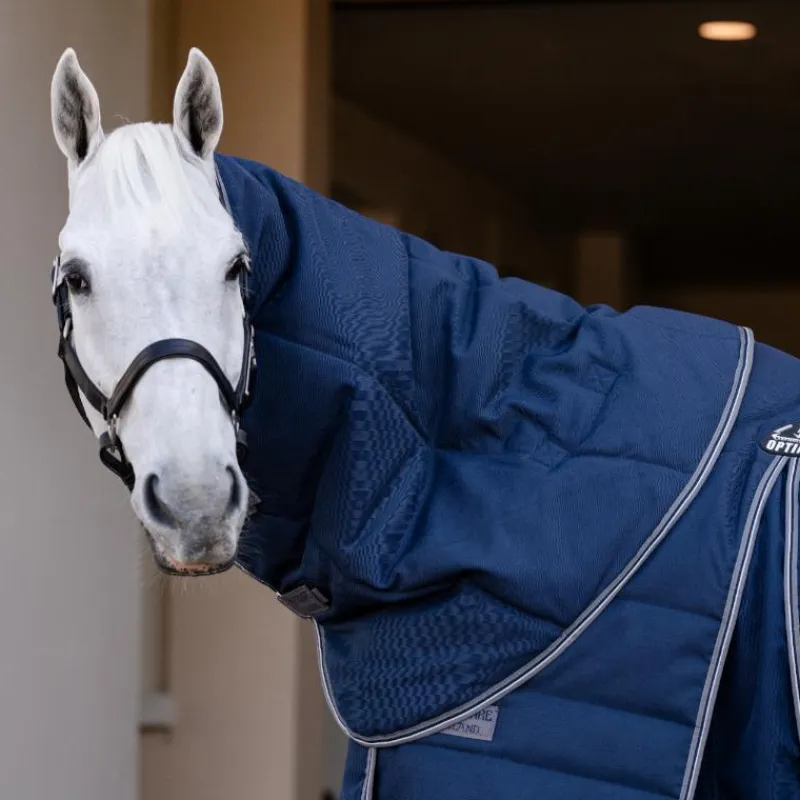 Hot - Couverture de box Rambo Optimo Stable Plus / thunderstorm grey/ argent 400g Couvertures Et Chemises