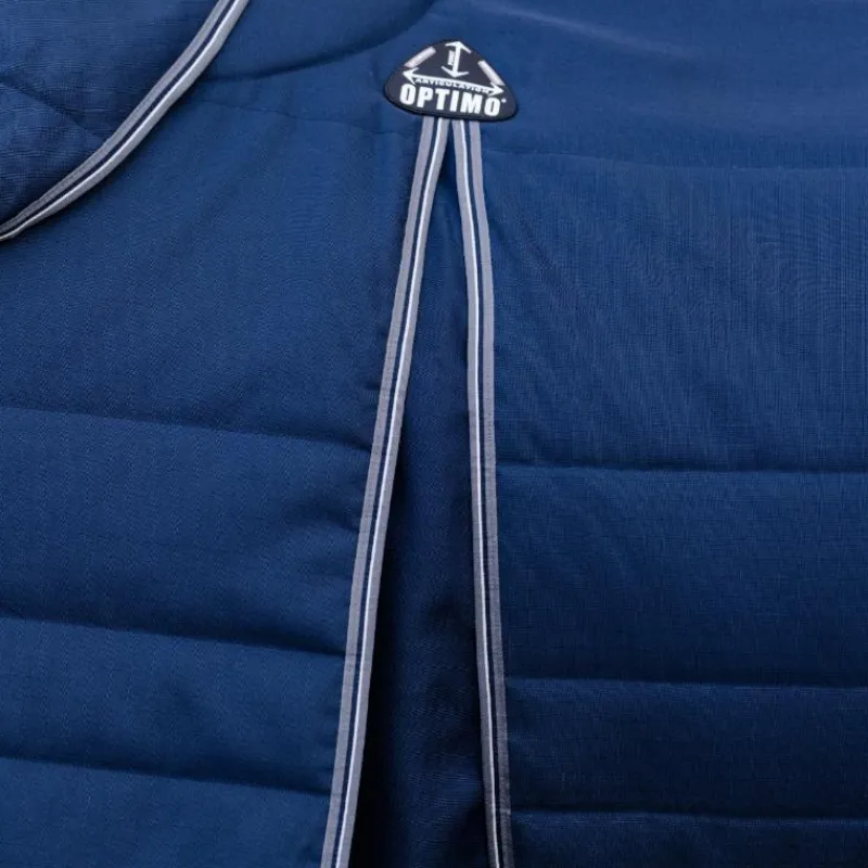 Hot - Couverture de box Rambo Optimo Stable Plus / thunderstorm grey/ argent 400g Couvertures Et Chemises