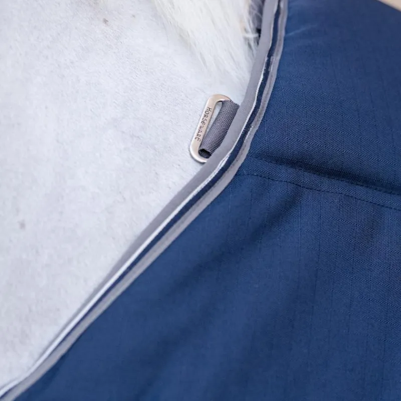 Hot - Couverture de box Rambo Optimo Stable Plus / thunderstorm grey/ argent 400g Couvertures Et Chemises