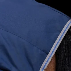 Couvertures Et Chemises*Horseware - Couverture de box Rhino Stable VL / titanium grey/ classic blue 350g Marine