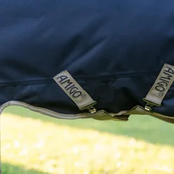 Couvertures Poneys|Couvertures Et Chemises*Horseware - Couverture d'extérieur Amigo Bravo Plus Pony Turnout / titanium grey/ argent 50g Marine
