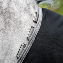 Couvertures Et Chemises*Horseware - Couverture d'extérieur Amigo Bravo Plus Turnout / titanium grey/ argent 100g Noir