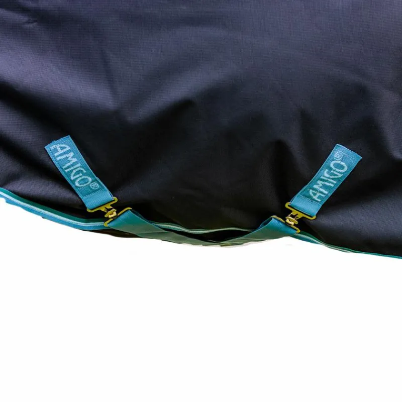 Clearance - Couverture d'extérieur Amigo Bravo 12 Original / turquoise 100g Couvertures Poneys|Couvertures Et Chemises