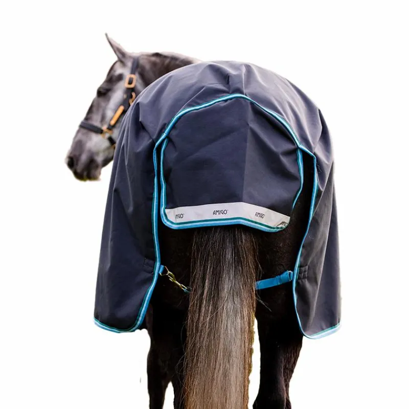 Clearance - Couverture d'extérieur Amigo Bravo 12 Original / turquoise 100g Couvertures Poneys|Couvertures Et Chemises