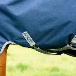 Couvertures Et Chemises*Horseware - Couverture d'extérieur Amigo Ripstop 900 Original / titanium grey 50g Marine