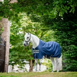 Couvertures Et Chemises*Horseware - Couverture d'extérieur Amigo Ripstop 900 Original / titanium grey 50g Marine