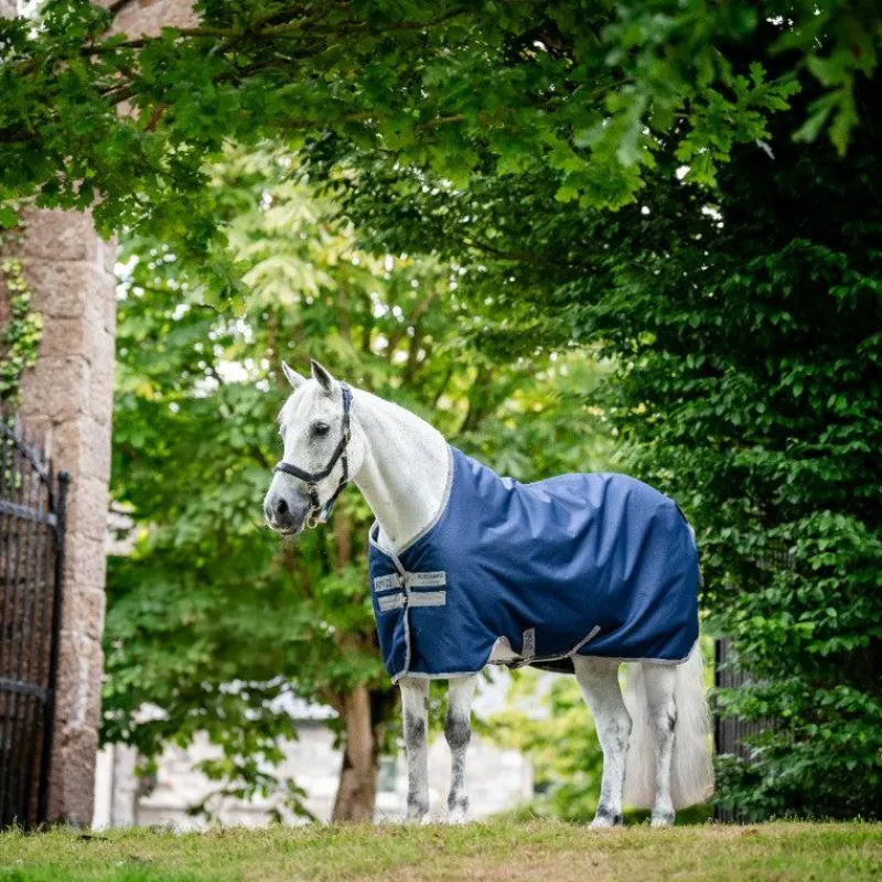 Couvertures Et Chemises*Horseware - Couverture d'extérieur Amigo Ripstop 900 Original / titanium grey 50g Marine