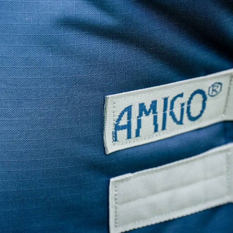 Couvertures Et Chemises*Horseware - Couverture d'extérieur Amigo Ripstop 900 Original / titanium grey 50g Marine