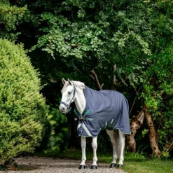 Couvertures Et Chemises*Horseware - Couverture d'extérieur Rambo Wug Lite / hunter green/ argent 0g Marine