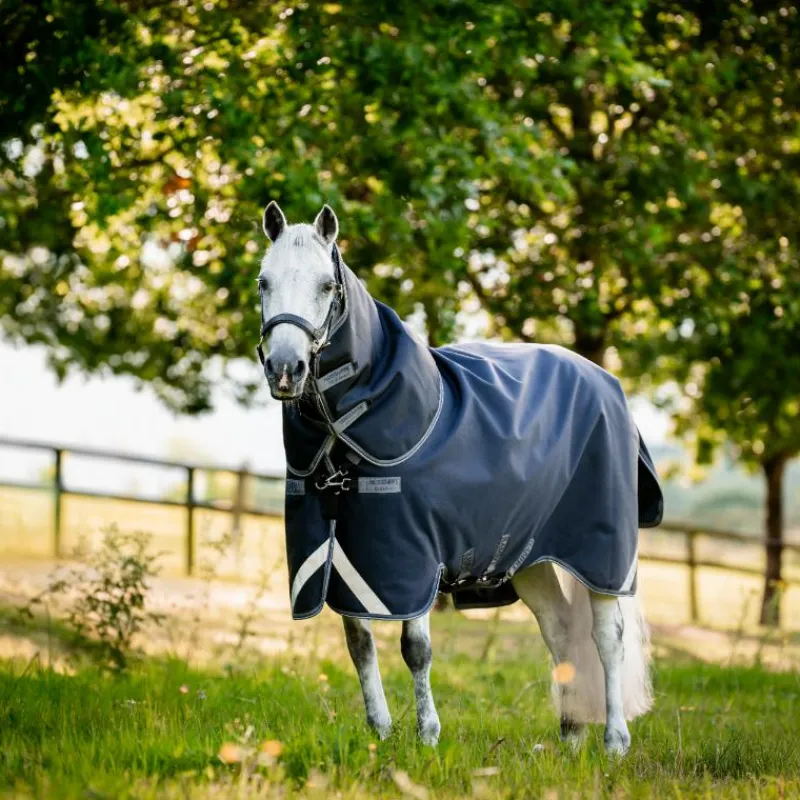 Couvertures Et Chemises*Horseware - Couverture d'extérieur Rambo Plus Turnout / thunderstorm grey/ argent 100g Marine