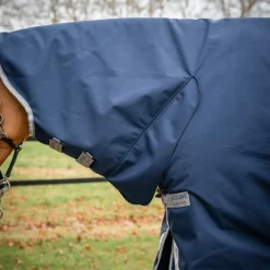 Clearance - Couverture d'extérieur Amigo Bravo Integrated Turnout / titanium grey/ argent 150g Couvertures Et Chemises