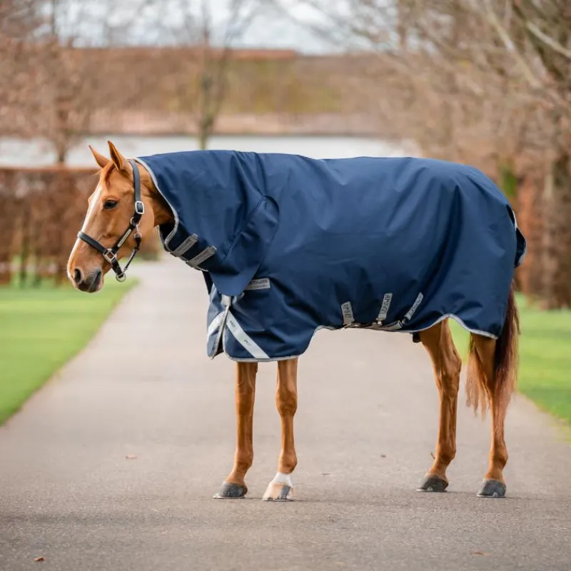 Clearance - Couverture d'extérieur Amigo Bravo Integrated Turnout / titanium grey/ argent 150g Couvertures Et Chemises