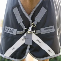 Hot - Couverture d'extérieur Amigo Bravo Plus Pony Turnout / titanium grey/ argent 250g Couvertures Poneys|Couvertures Et Chemises