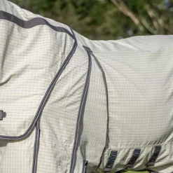 Sale - Couverture d'extérieur Rambo Optimo Supreme Summer check/ thunderstorm grey/ argent 0g Couvertures Et Chemises