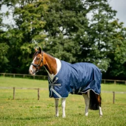 Couvertures Et Chemises*Horseware - Couverture d'extérieur Amigo Bravo 12 XL Original / titanium grey/ argent 0g Marine