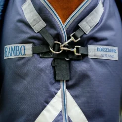 Couvertures Et Chemises*Horseware - Couverture d'extérieur Rambo Duo Force 2.0 / thunderstorm grey/ argent 100g Marine