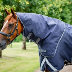 Couvertures Et Chemises*Horseware - Couverture d'extérieur Rambo Duo Force 2.0 / thunderstorm grey/ argent 100g Marine