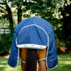 Couvertures Poneys|Couvertures Et Chemises*Horseware - Couverture d'extérieur Rhino Wug / titanium grey/ classic blue 450g Marine