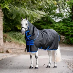Couvertures Poneys|Couvertures Et Chemises*Horseware - Couverture d'extérieur Amigo Ripstop Plus Pony Turnout / classic blue 0g Noir