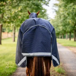 Couvertures Et Chemises*Horseware - Couverture d'extérieur Rambo Turnout VL / thunderstorm gris/ argent 250g Marine