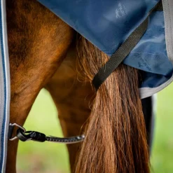 Couvertures Et Chemises*Horseware - Couverture d'extérieur Rambo Turnout VL / thunderstorm gris/ argent 250g Marine