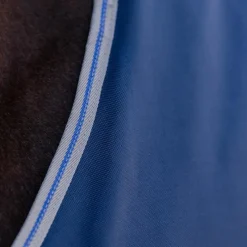 Couvertures Et Chemises*Horseware - Couverture d'extérieur Rhino Turnout / titanium grey/ classic blue 100g Marine