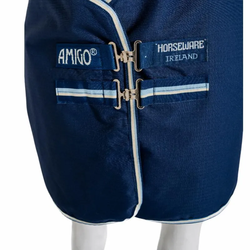 Outlet - Couverture d'extérieur Amigo Ripstop Plus Pony Turnout witney navy 200g Couvertures Poneys|Couvertures Et Chemises