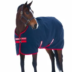 Couvertures Poneys|Couvertures Et Chemises*Horseware - Couverture d'extérieur Rambo Original / rouge 200g Marine