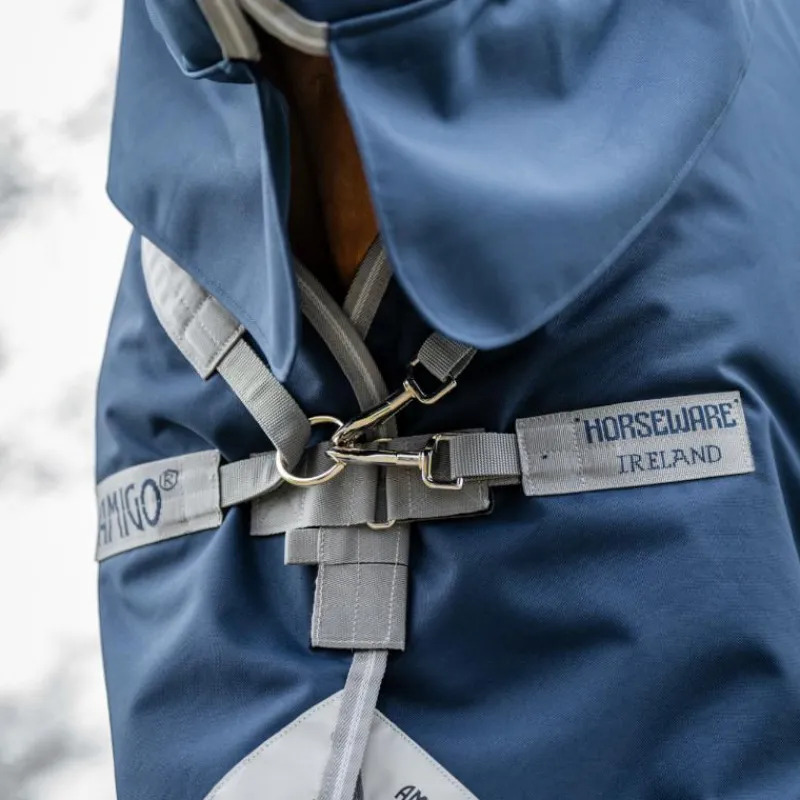 Outlet - Couverture d'extérieur Amigo Bravo Integrated Turnout / titanium grey/ argent 0g Couvertures Et Chemises