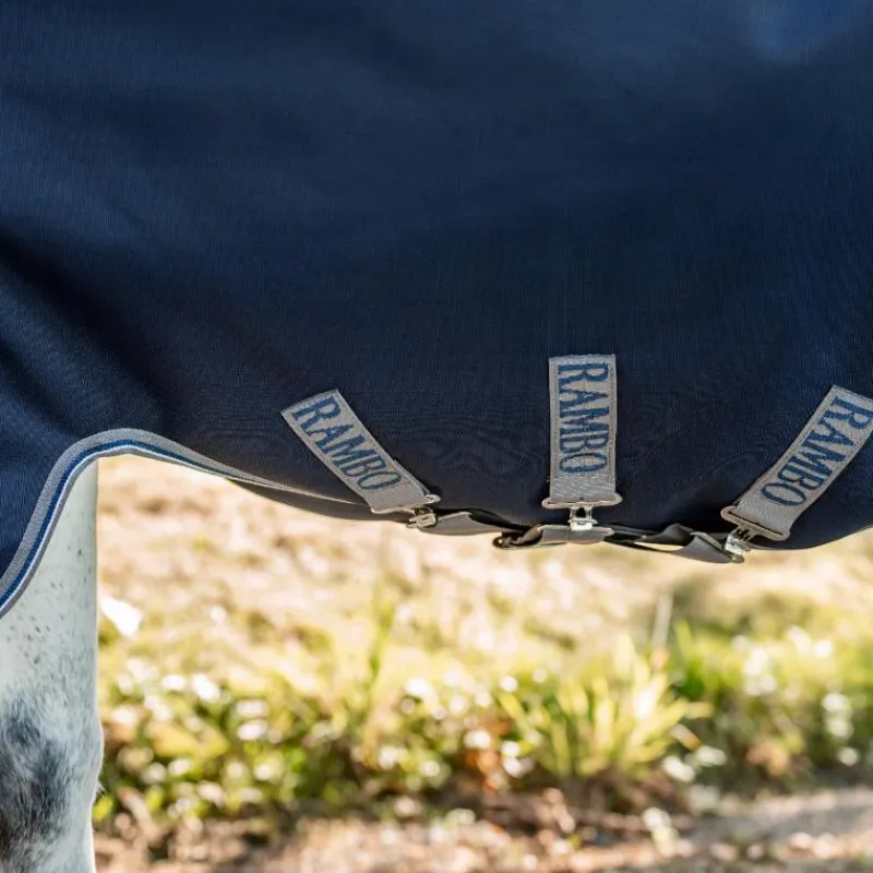 Online - Couverture d'extérieur Rambo Turnout / thunderstorm gris/ argent 0g Couvertures Et Chemises