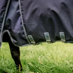 Couvertures Et Chemises*Horseware - Couverture d'extérieur Rambo Optimo Original / thunderstorm grey/ argent 0g Marine