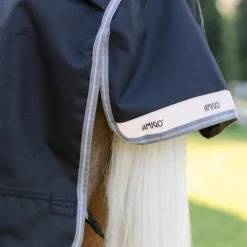 Couvertures Poneys|Couvertures Et Chemises*Horseware - Couverture d'extérieur Amigo Bravo Plus Pony Turnout / titanium grey/ argent 0g Noir
