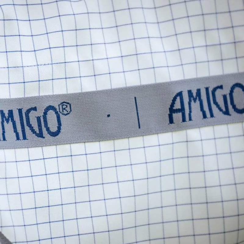 Outlet - Couverture d'extérieur Amigo Summer Plus check/ titanium grey/ argent Couvertures Et Chemises