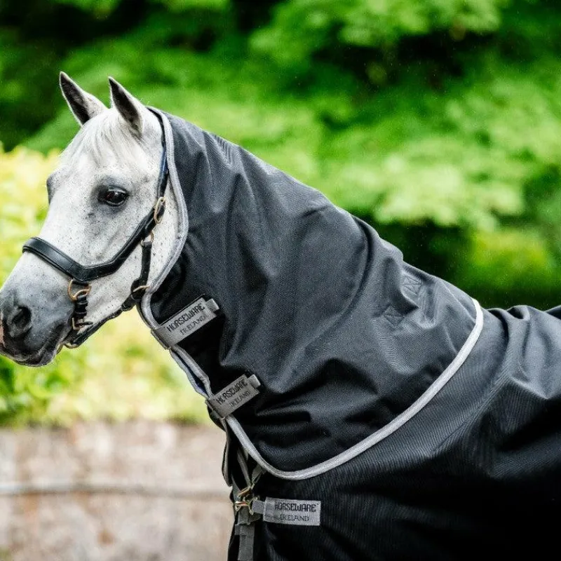 Couvertures Poneys|Couvertures Et Chemises*Horseware - Couverture d'extérieur Amigo Bravo 12 Plus / titanium grey/ argent 250g Noir