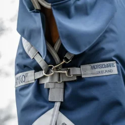 Couvertures Et Chemises*Horseware - Couverture d'extérieur Amigo Bravo Integrated Turnout / titanium grey/ argent 250g Marine